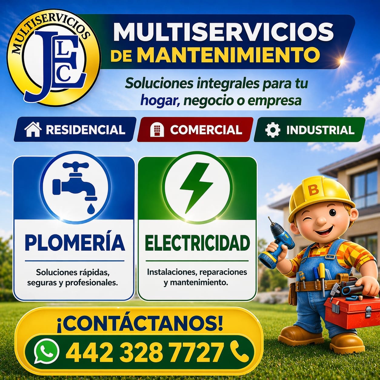 Servicios de plomería y electricidad JLC